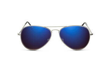 Sunglass | Blue Indigo color stylish sunglasses isolated on white background