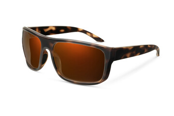 Sunglass | Copper Canyon color stylish sunglasses isolated on white background