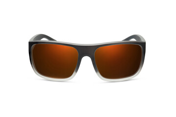 Sunglass | Copper Canyon color stylish sunglasses isolated on white background