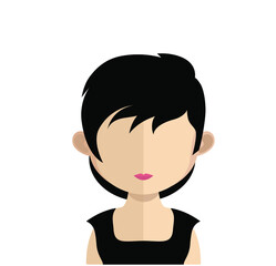 Abstract Boy Avtar Character.In fiction, a character is a person or other being in a narrative vector illustration. many uses for advertising, book page, paintings, printing, mobile wallpaper, mobile.