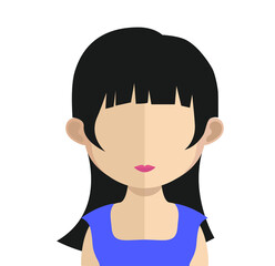 Abstract Boy Avtar Character.In fiction, a character is a person or other being in a narrative vector illustration. many uses for advertising, book page, paintings, printing, mobile wallpaper, mobile.