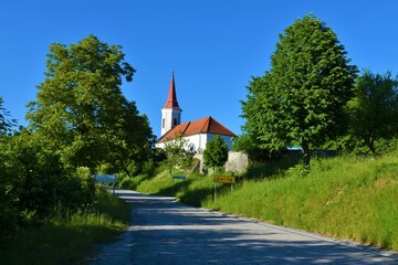 Parish church of st. Joseph in Stari Trg ob Kolpi village in Dolenjska, Slovenia