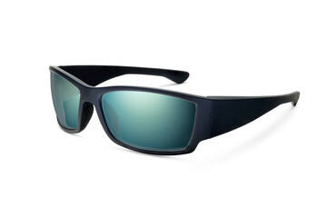 Sunglass | Green Color stylish sunglasses isolated on white background