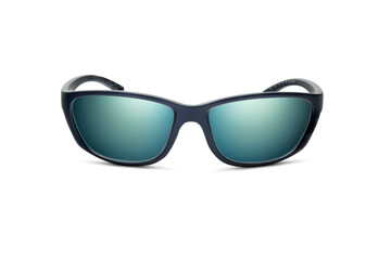 Fototapeta premium Sunglass | Green Color stylish sunglasses isolated on white background