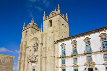 Fototapeta na wymiar Porto Cathedral (Se do Porto), Portugal