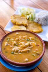 Colombian seafood casserole