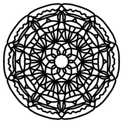 Fototapeta premium Mandala da colorare