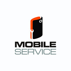 line mobile phone vector design