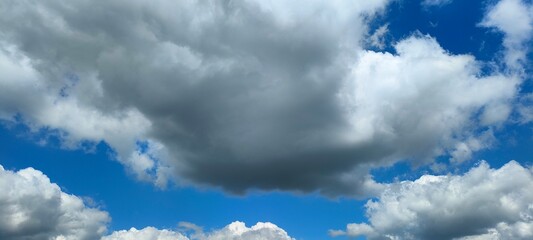 blue sky with clouds