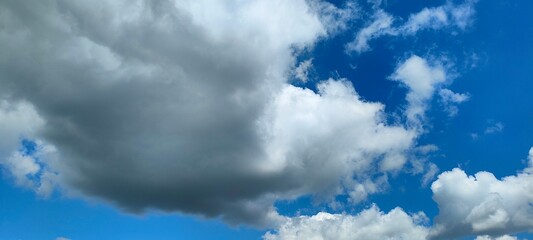 blue sky with clouds