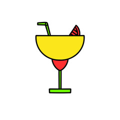 Digital illustration of summer icon