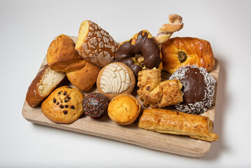 pan de dulce en charola