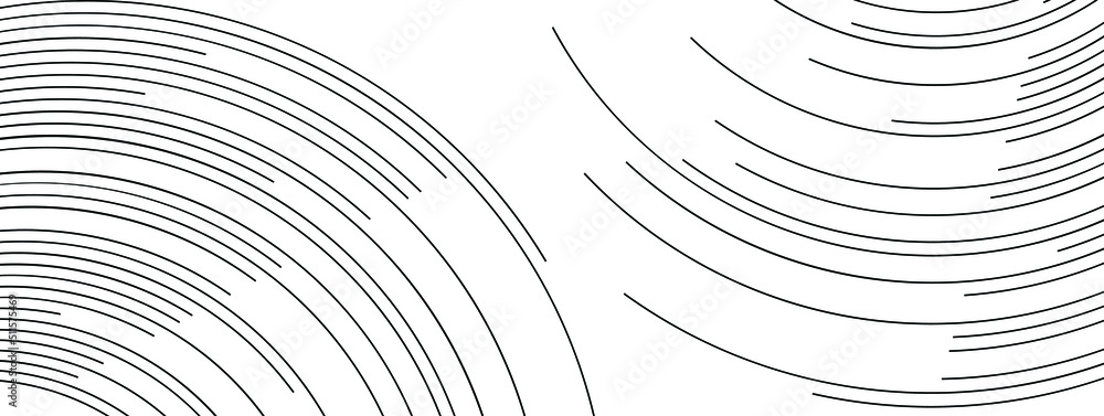 Poster abstract wave lines. abstract art lines background. monochrome stripes. tech background with abstrac