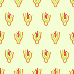 Obraz premium bright trendy abstract pattern for wallpapers, textiles, backgrounds.