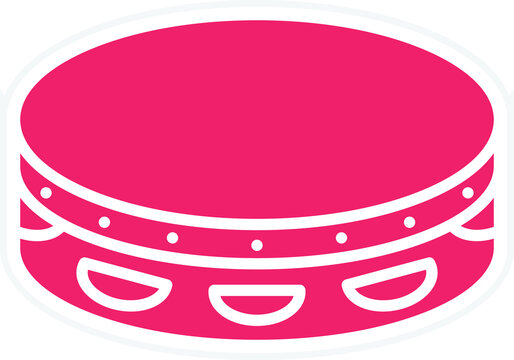 Tambourine Icon Style