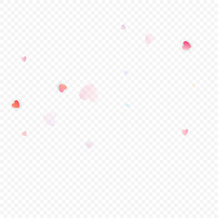 heart love vector confetti frame valentine pink