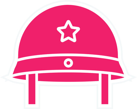recommend clip art: Military Hat Icon Style