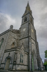 Fototapeta na wymiar Ennis, Co. Clare, Ireland: The Ennis Cathedral of Saints Peter and Paul (1843).