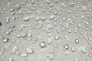 wet matte transparent surface with drops