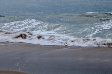 waves on the beach