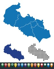 Set maps of Moravian-Silesian Region