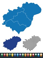 Set maps of Zlín Region