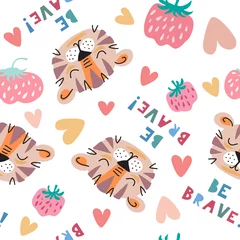 Gardinen Nahtloser herbst Tiger baby pattern 15  © mistletoe