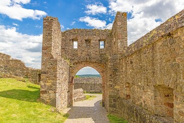 Image from the historic German castle ruins Muenzenberg in hesse