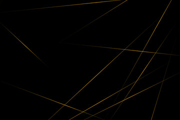 Abstract black with gold lines, triangles background modern design. Vector illustration EPS 10.