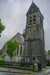 Ennis, Co. Clare, Ireland: St. Columba’s Church, a congregation of the Church of Ireland, built between 1868 and 1871. Designed by architect Francis Bindon.
