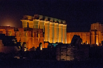 Luxor Temple at Night 