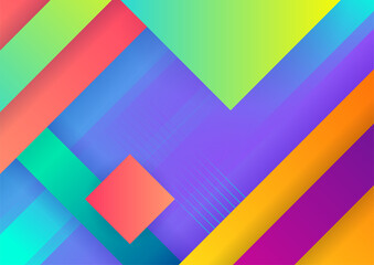 Colorful abstract background with geometric shapes