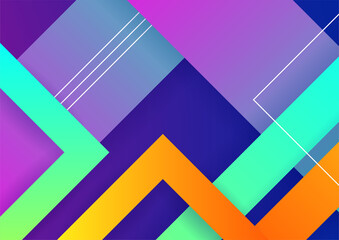 Colorful abstract background with geometric shapes