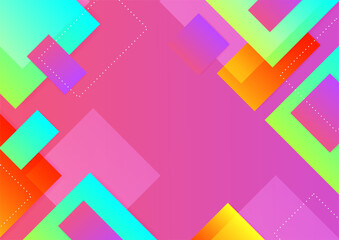 Colorful abstract background with geometric shapes
