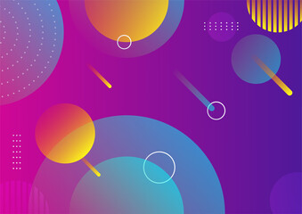 Colorful abstract background with geometric shapes