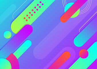 Colorful abstract background with geometric shapes