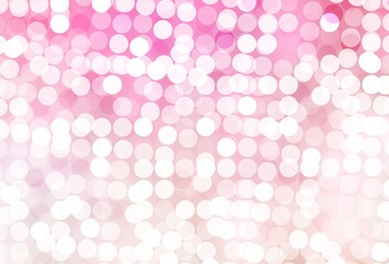 Light Pink, Yellow vector template with circles.