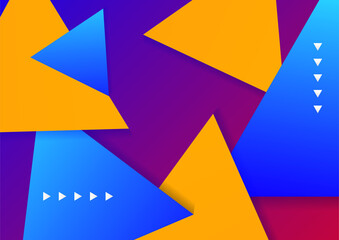 Abstract background with geometric shapes and dynamic effect. Modern pattern. Vector illustration for design.