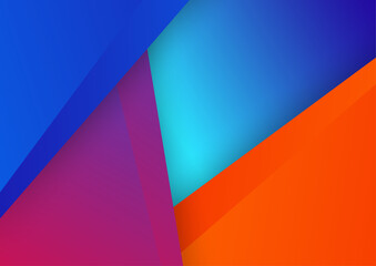 Colorful abstract background for business presentation design template