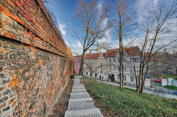 Hill of Przemysl in Poznan of Poland