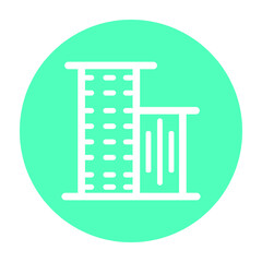 isometric building icon
