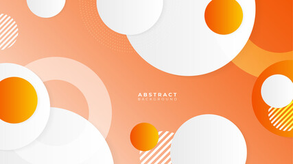 Abstract colorful orange background