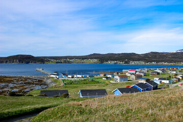 The small community of Rocky Harbour Newfoundland