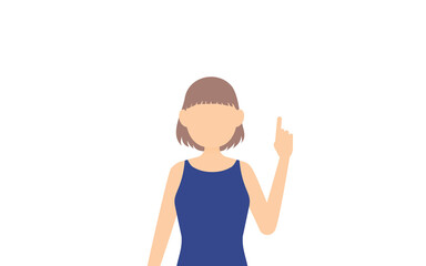 女子生徒、水着姿、指さししてアドバイスする