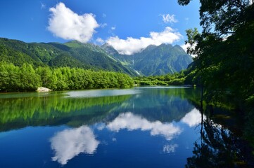 夏の上高地　大正池