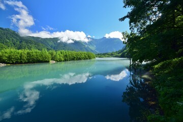 夏の上高地　大正池