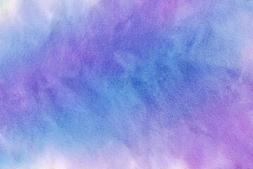 Textured paper stained with purple and turquoise vegetable dye