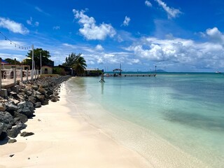 Beautiful clear waters of Anegada Island British Virgin Islands