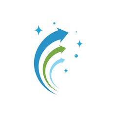 Fototapeta premium Cleaning logo and symbol ilustration vector template