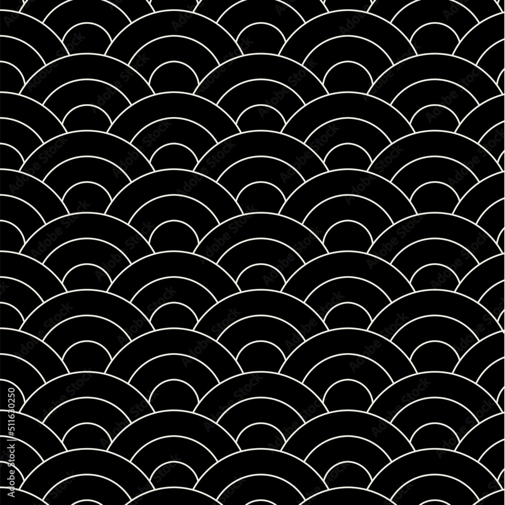 Poster geometric seamless patterns background design. abstract line art pattern for wallpaper